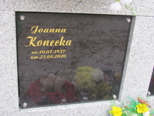 Joanna Konecka 1937 Świdnica - Grobonet - Wyszukiwarka osób pochowanych