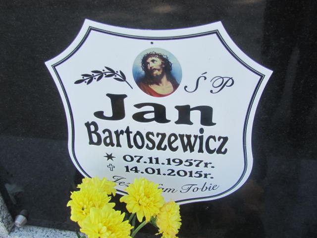 Jan Bartoszewicz 1957 Świdnica - Grobonet - Wyszukiwarka osób pochowanych