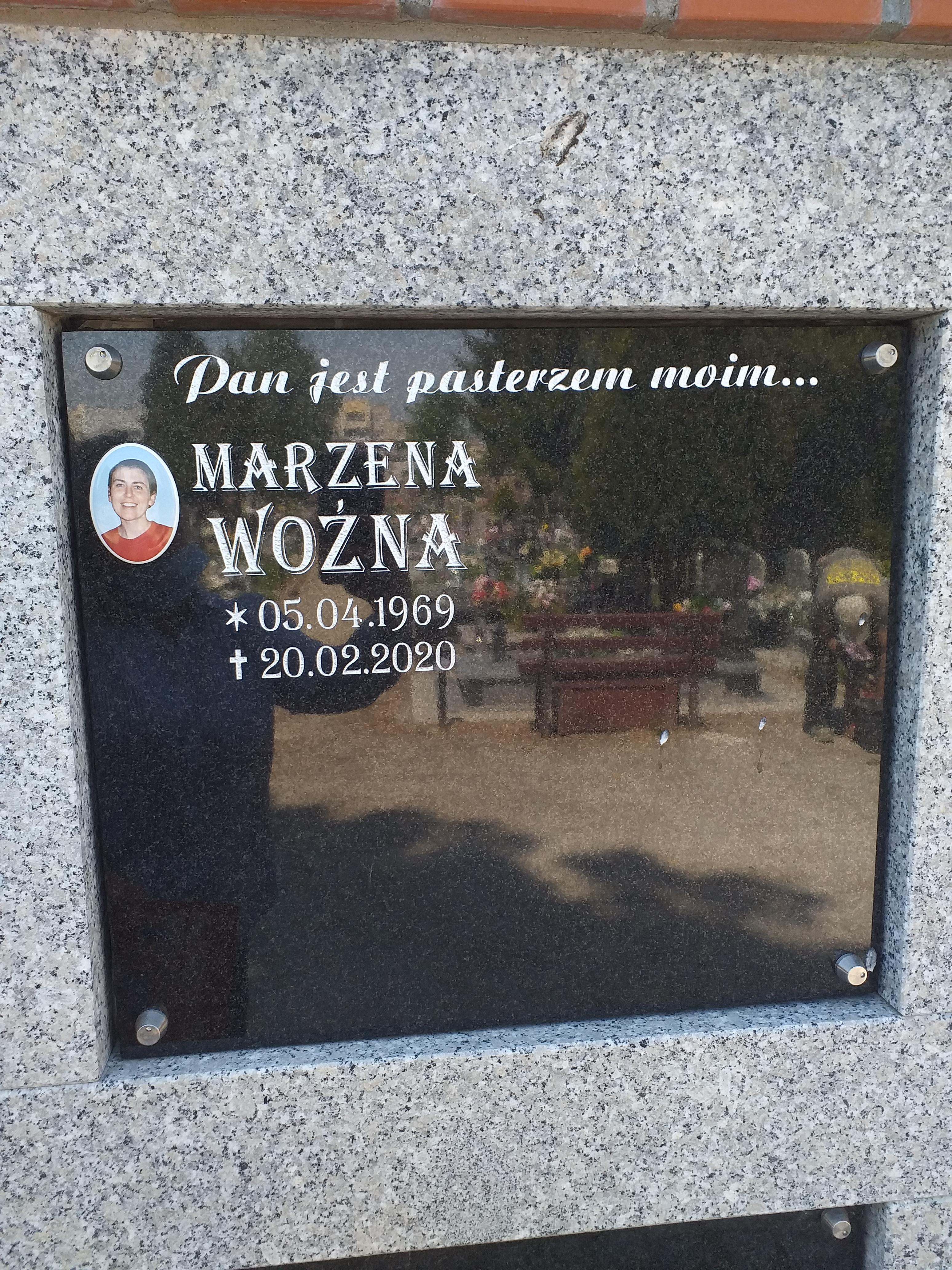 Marzena Woźna 1969 Świdnica - Grobonet - Wyszukiwarka osób pochowanych