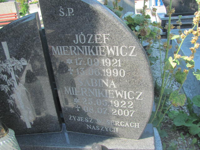 Józef Miernikiewicz 1921 Świdnica - Grobonet - Wyszukiwarka osób pochowanych