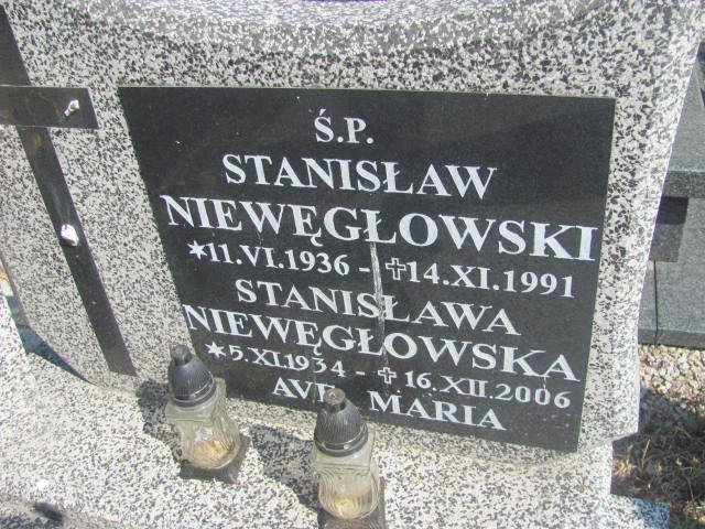 Stanisława Niewęgłowska 1934 Świdnica - Grobonet - Wyszukiwarka osób pochowanych
