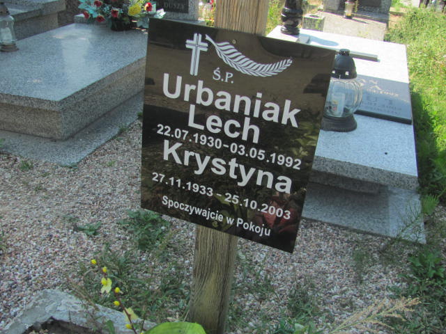Krystyna Urbaniak 1933 Świdnica - Grobonet - Wyszukiwarka osób pochowanych