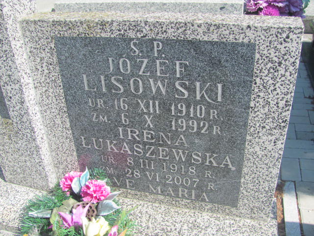 Józef Lisowski 1910 Świdnica - Grobonet - Wyszukiwarka osób pochowanych