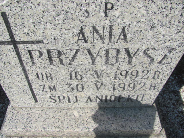 Anna Przybysz 1992 Świdnica - Grobonet - Wyszukiwarka osób pochowanych