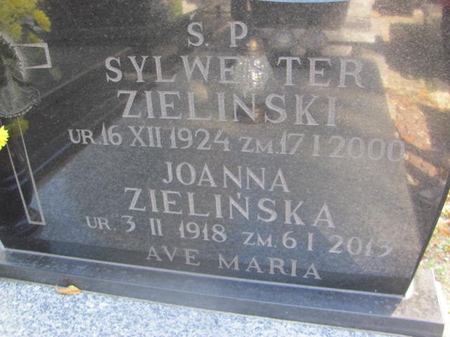 Sylwester Zieliński 1924 Świdnica - Grobonet - Wyszukiwarka osób pochowanych