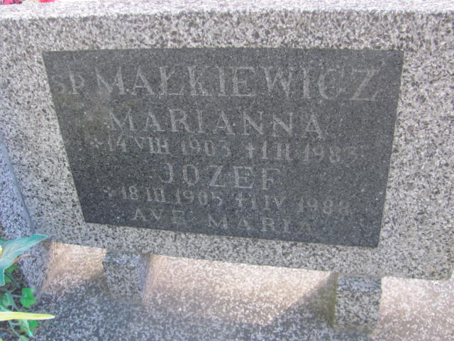 Józef Małkiewicz 1905 Świdnica - Grobonet - Wyszukiwarka osób pochowanych