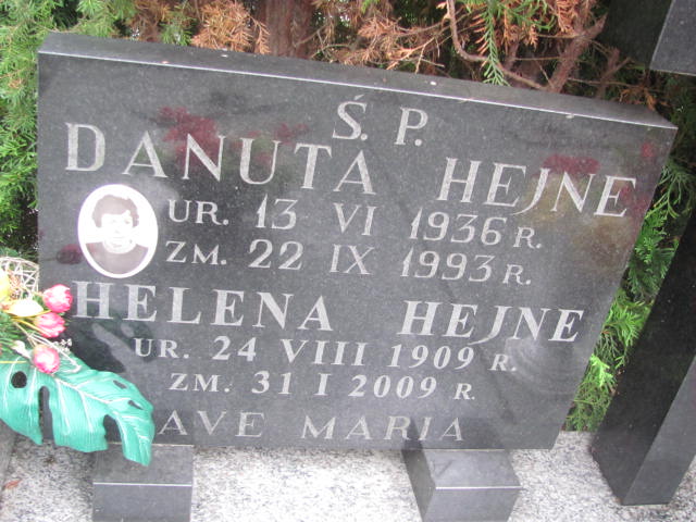 Helena Hejne 1909 Świdnica - Grobonet - Wyszukiwarka osób pochowanych