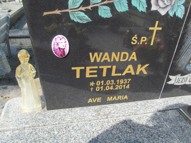 Wanda Tetlak 1937 Świdnica - Grobonet - Wyszukiwarka osób pochowanych