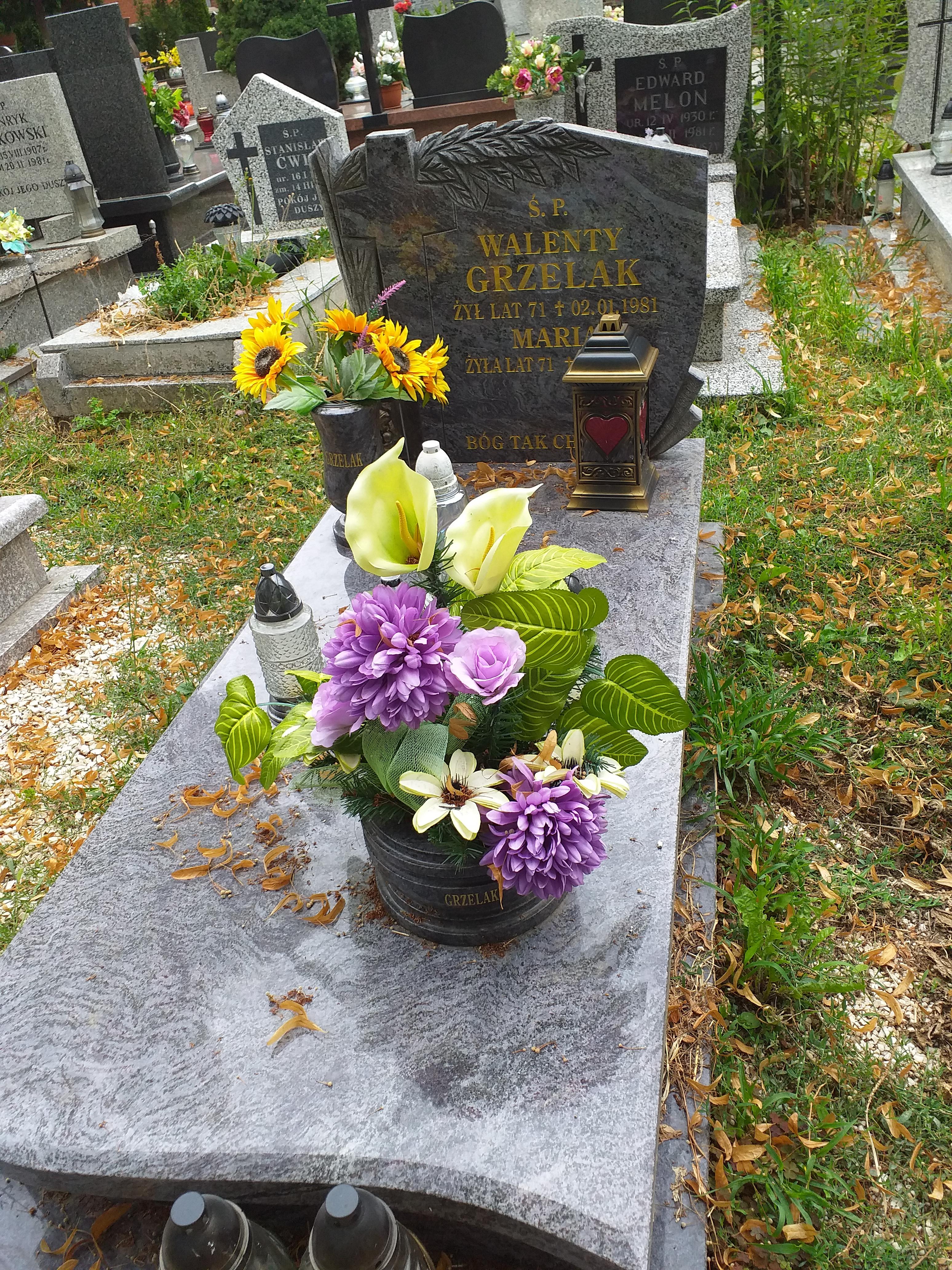 Grób Maria Grzelak