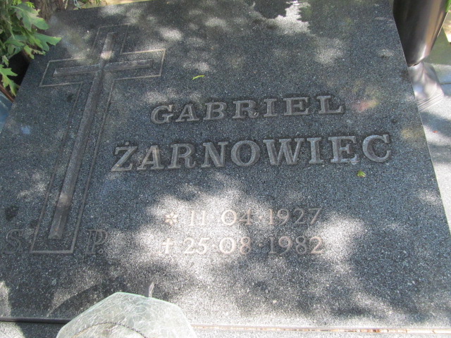 Gabriel Żarnowiec 1927 Świdnica - Grobonet - Wyszukiwarka osób pochowanych