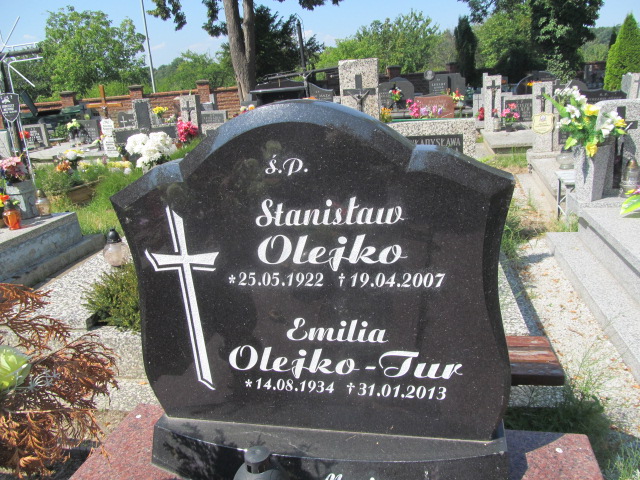Emilia Barbara Olejko Tur 1934 Świdnica - Grobonet - Wyszukiwarka osób pochowanych