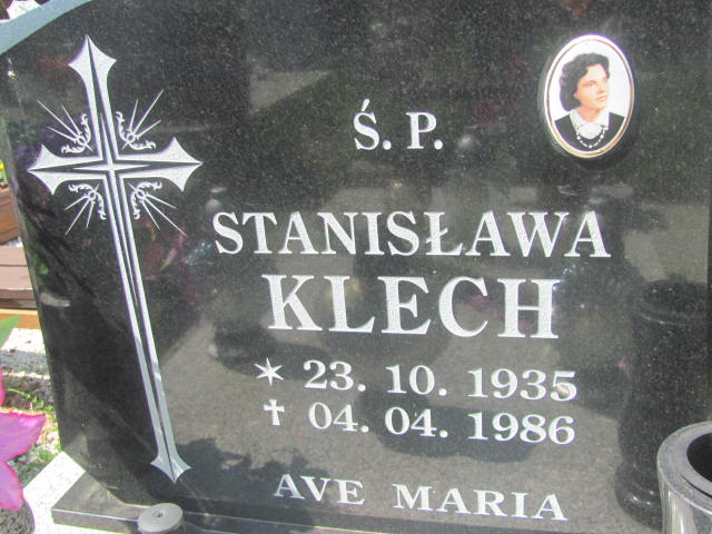 Stanisława Klech 1935 Świdnica - Grobonet - Wyszukiwarka osób pochowanych