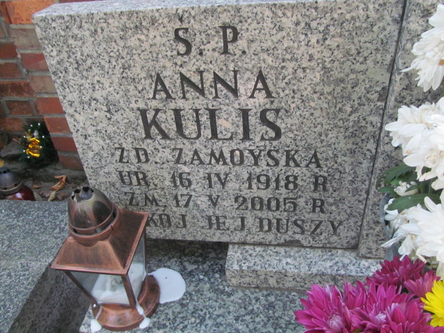 Anna Kulis 1918 Świdnica - Grobonet - Wyszukiwarka osób pochowanych