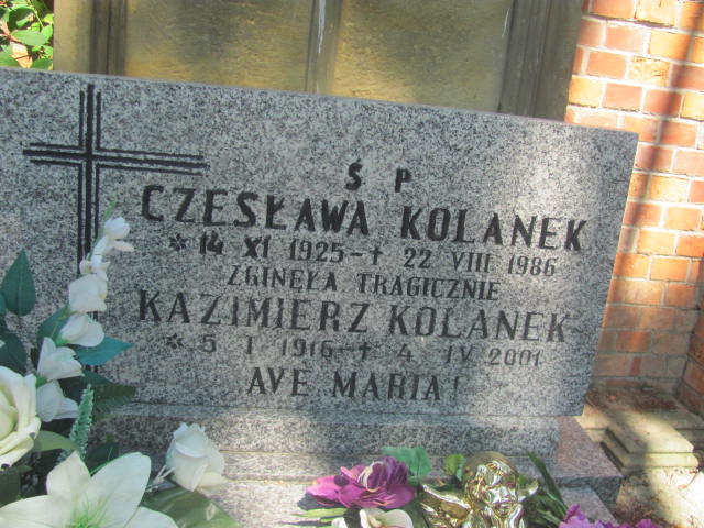 Kazimierz Kolanek 1916 Świdnica - Grobonet - Wyszukiwarka osób pochowanych