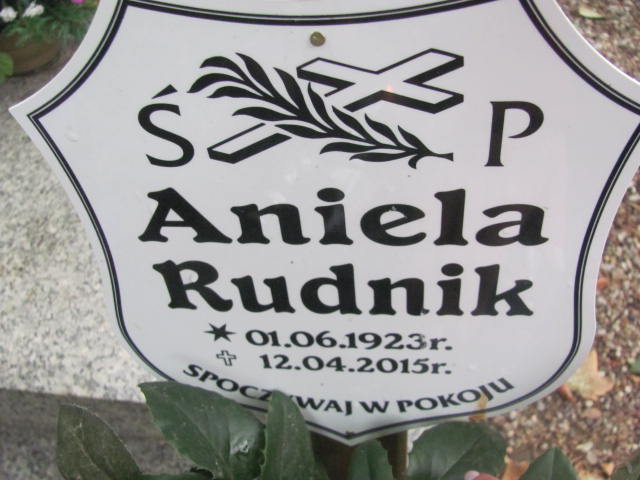 Aniela Rudnik 1923 Świdnica - Grobonet - Wyszukiwarka osób pochowanych