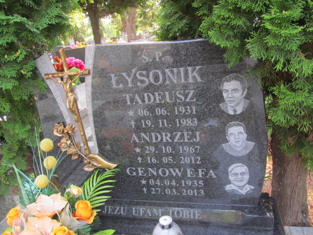 Genowefa Łysonik 1935 Świdnica - Grobonet - Wyszukiwarka osób pochowanych