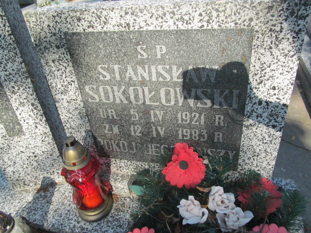 Stanisław Sokołowski 1921 Świdnica - Grobonet - Wyszukiwarka osób pochowanych
