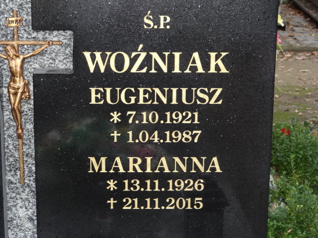 Marianna Woźniak 1926 Świdnica - Grobonet - Wyszukiwarka osób pochowanych