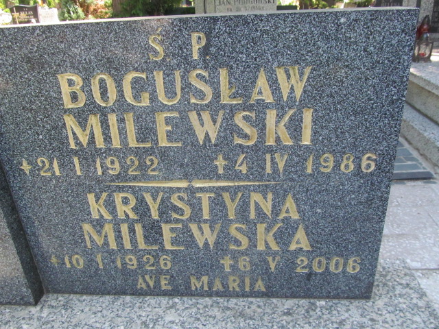 Jerzy Milewski 1945 Świdnica - Grobonet - Wyszukiwarka osób pochowanych