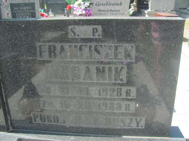 Franciszek Urbanik 1928 Świdnica - Grobonet - Wyszukiwarka osób pochowanych