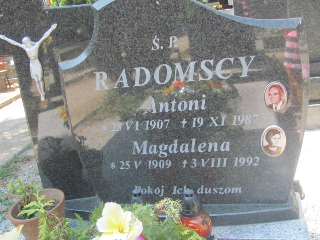 Magdalena Radomska 1909 Świdnica - Grobonet - Wyszukiwarka osób pochowanych