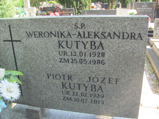 Weronika Aleksandra Kutyba 1928 Świdnica - Grobonet - Wyszukiwarka osób pochowanych