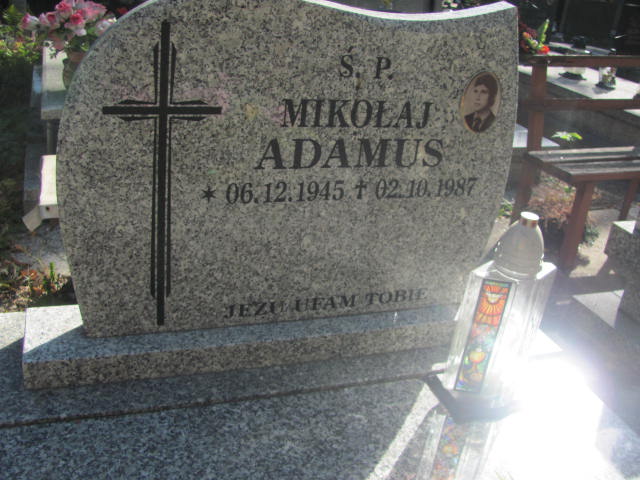 Mikołaj Adamus 1945 Świdnica - Grobonet - Wyszukiwarka osób pochowanych