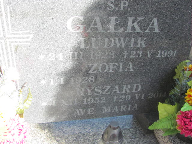 Zofia Gałka 1928 Świdnica - Grobonet - Wyszukiwarka osób pochowanych