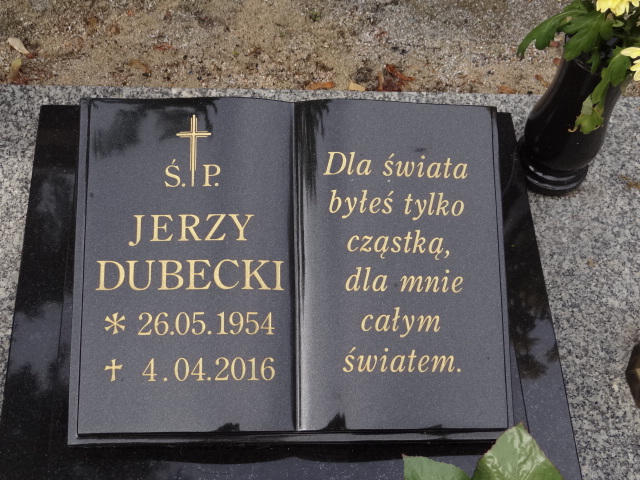 Jerzy Dubecki 1954 Świdnica - Grobonet - Wyszukiwarka osób pochowanych