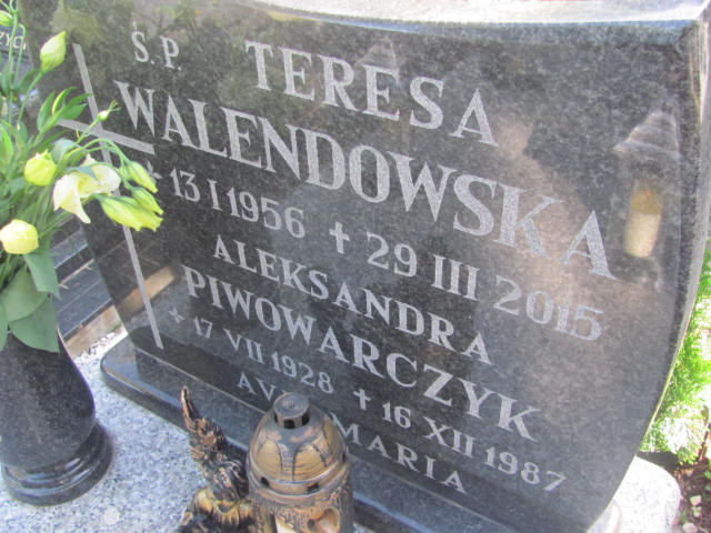 Aleksandra Piwowarczyk 1928 Świdnica - Grobonet - Wyszukiwarka osób pochowanych