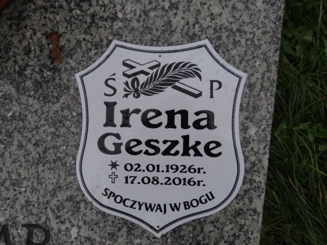 Grób Waldemar Geszke