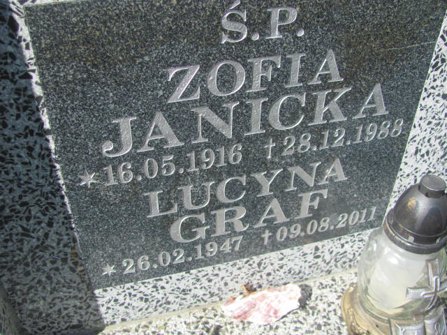 Zofia Janicka 1916 Świdnica - Grobonet - Wyszukiwarka osób pochowanych