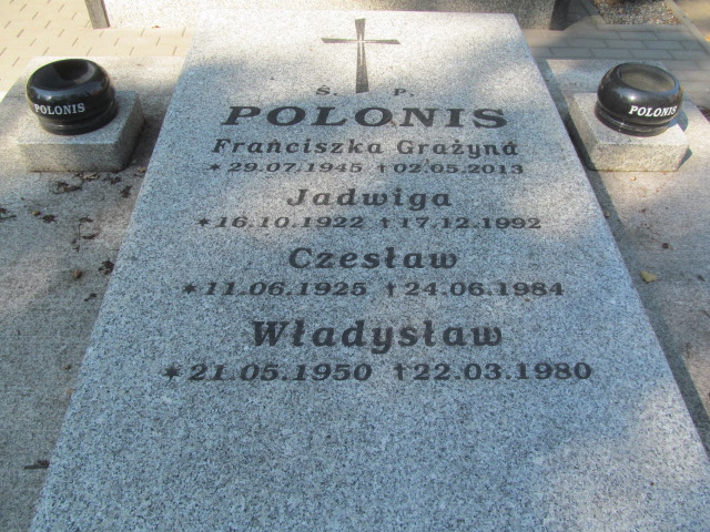 Władysław Polonis 1950 Świdnica - Grobonet - Wyszukiwarka osób pochowanych