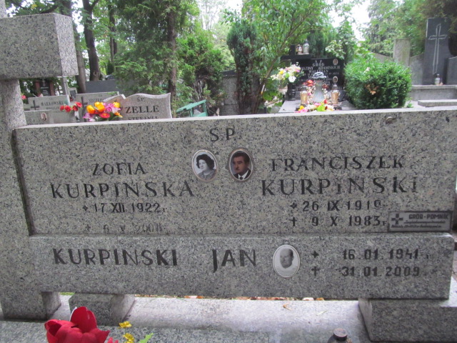 Jan Kurpiński 1941 Świdnica - Grobonet - Wyszukiwarka osób pochowanych