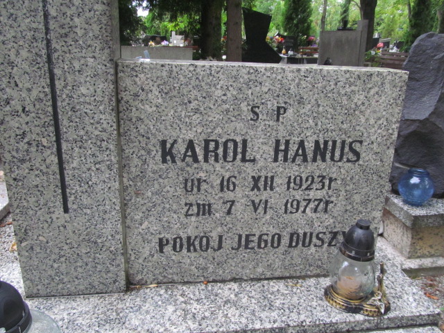Karol Hanus 1923 Świdnica - Grobonet - Wyszukiwarka osób pochowanych