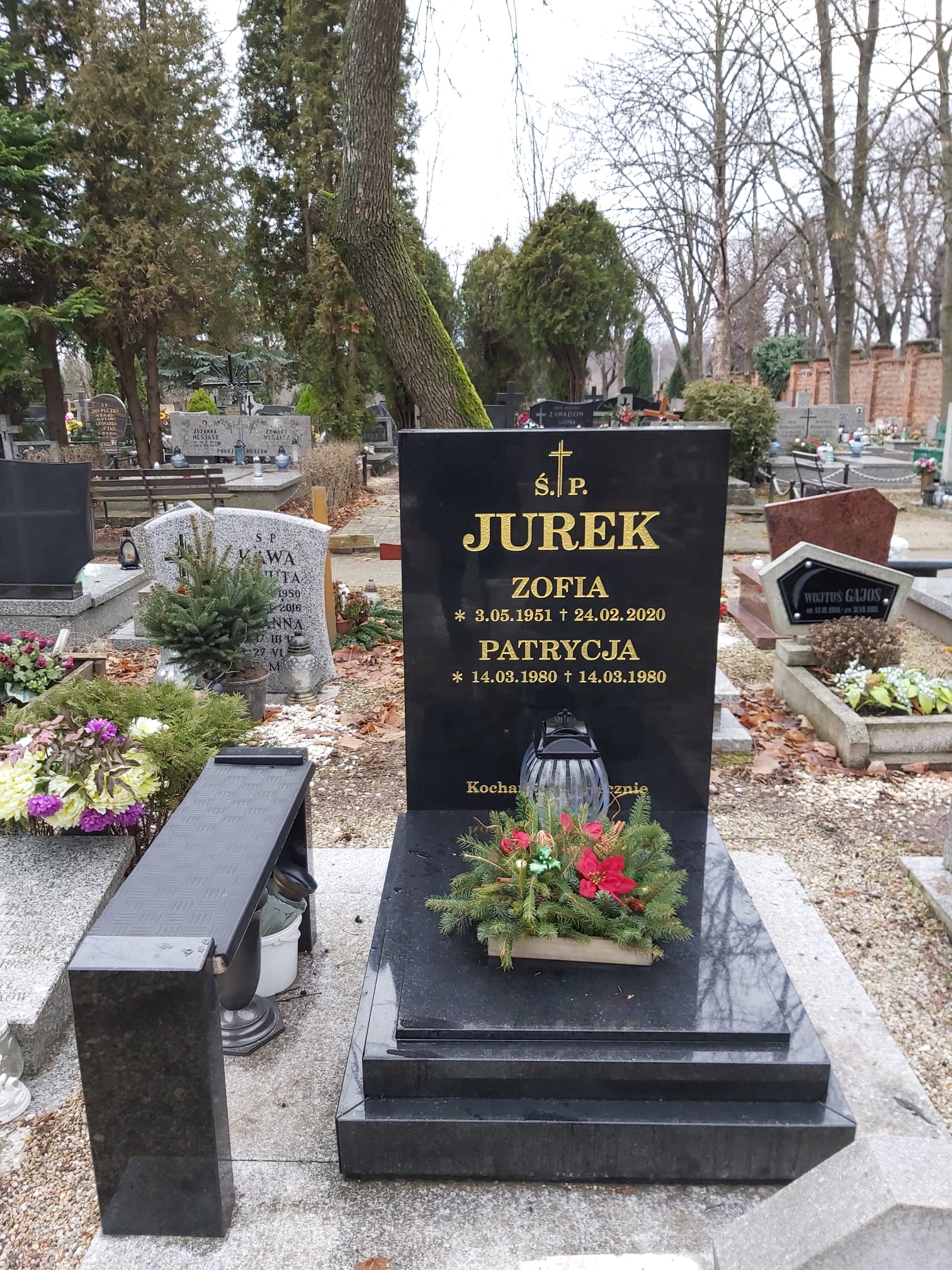 Zofia Jurek 1951 Świdnica - Grobonet - Wyszukiwarka osób pochowanych