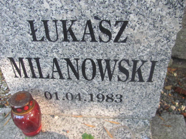 Łukasz Milanowski 1983 Świdnica - Grobonet - Wyszukiwarka osób pochowanych