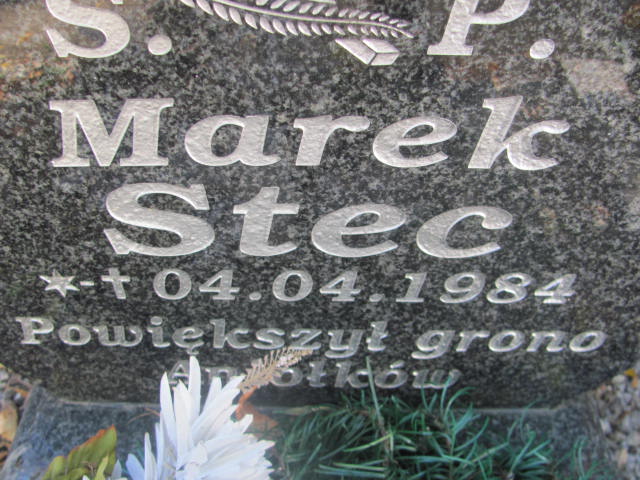 Marek Stec 1984 Świdnica - Grobonet - Wyszukiwarka osób pochowanych
