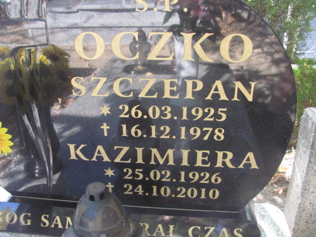 Szczepan Oczko 1925 Świdnica - Grobonet - Wyszukiwarka osób pochowanych