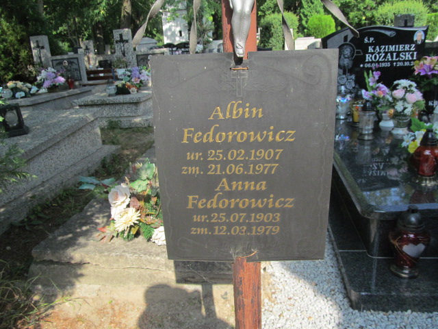 Anna Fedorowicz 1903 Świdnica - Grobonet - Wyszukiwarka osób pochowanych