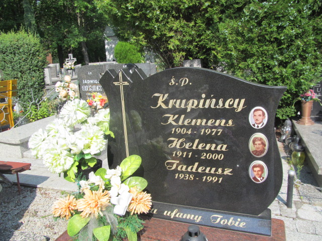 Tadeusz Marian Krupiński 1938 Świdnica - Grobonet - Wyszukiwarka osób pochowanych