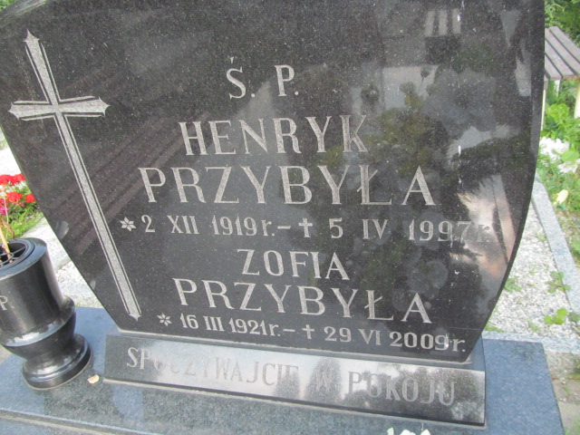Henryk Przybyła 1919 Świdnica - Grobonet - Wyszukiwarka osób pochowanych