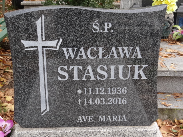 Grób Wacława Stasiuk