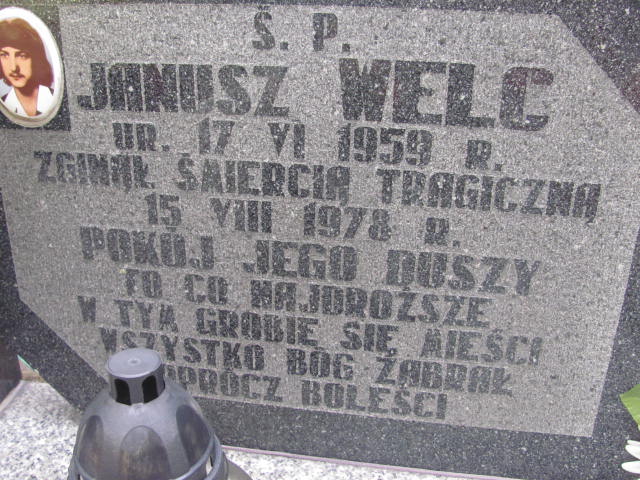 Zbigniew Welc 1956 Świdnica - Grobonet - Wyszukiwarka osób pochowanych