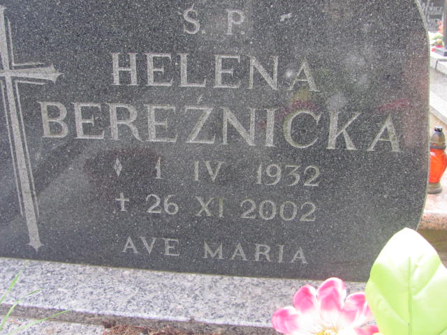 Helena Bereźnicka 1932 Świdnica - Grobonet - Wyszukiwarka osób pochowanych