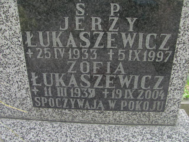 Jerzy Łukaszewicz 1933 Świdnica - Grobonet - Wyszukiwarka osób pochowanych