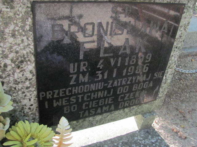 Bronisława Flak 1899 Świdnica - Grobonet - Wyszukiwarka osób pochowanych