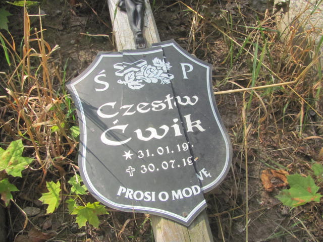 Czesław Ćwik 1957 Świdnica - Grobonet - Wyszukiwarka osób pochowanych