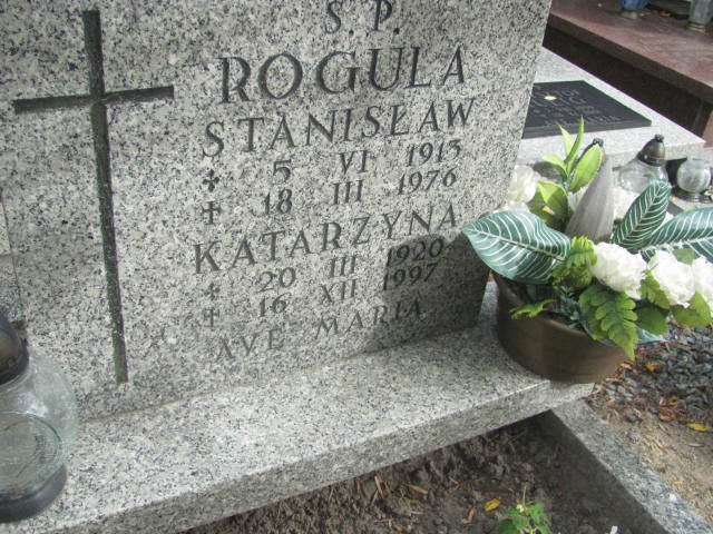 Katarzyna Rogula 1920 Świdnica - Grobonet - Wyszukiwarka osób pochowanych