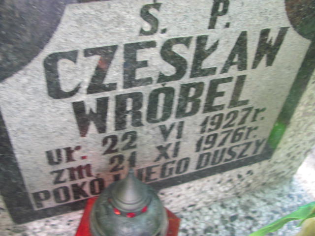 Czesław Wróbel 1927 Świdnica - Grobonet - Wyszukiwarka osób pochowanych